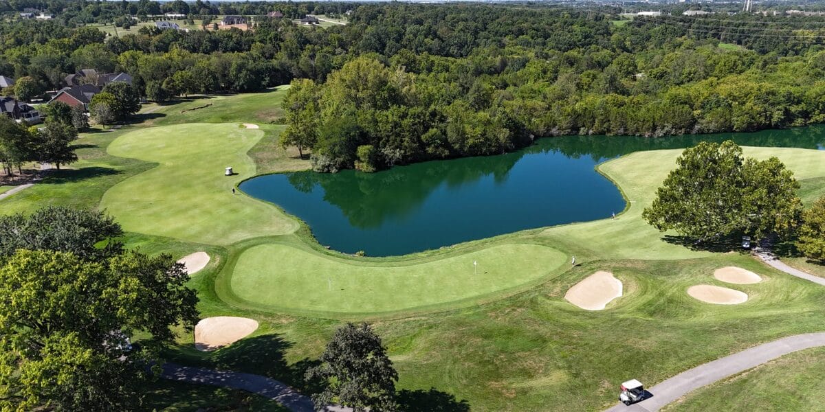 Golf course at camp venue
